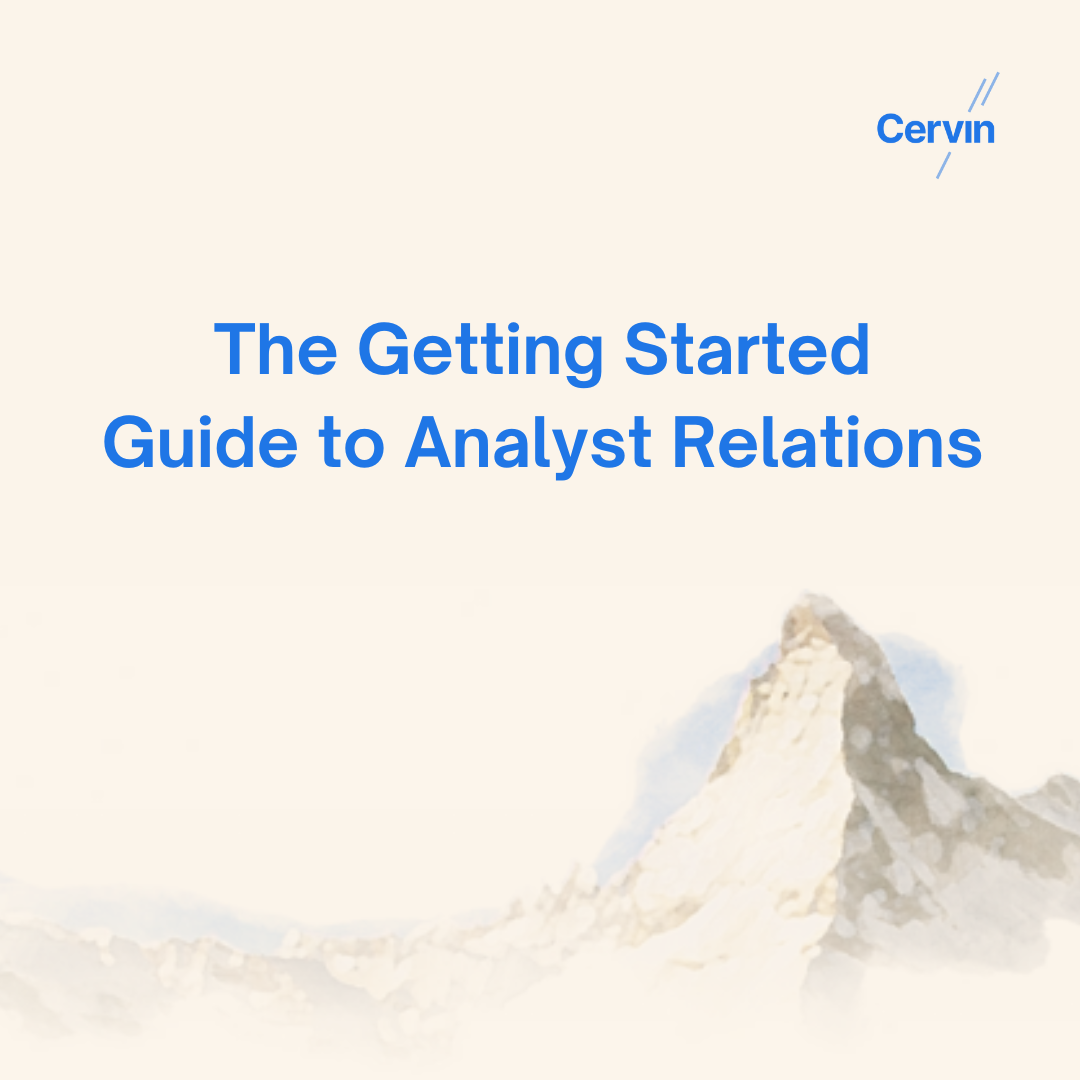 Industry Analysts: A Getting Started Guide for B2B Technology Startups